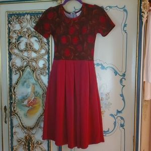 NWOT red fitted dress